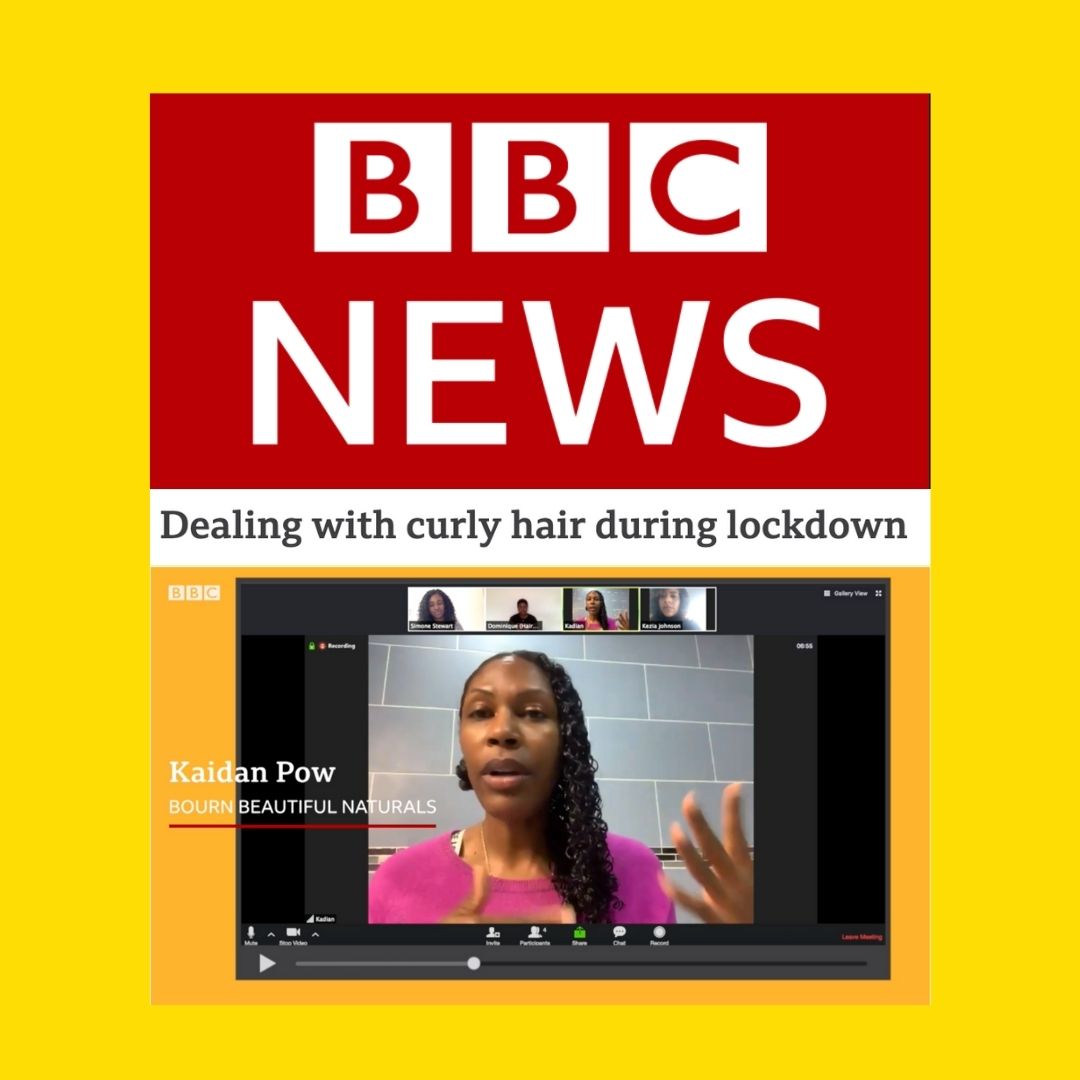 We're in a Lockdown Hair Tutorial on BBC News!